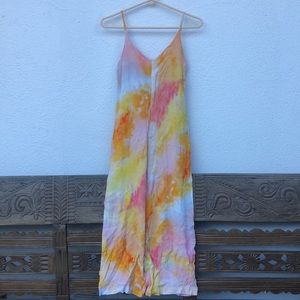 Anthropologie -bl^nk- london tie-dye jumpsuit